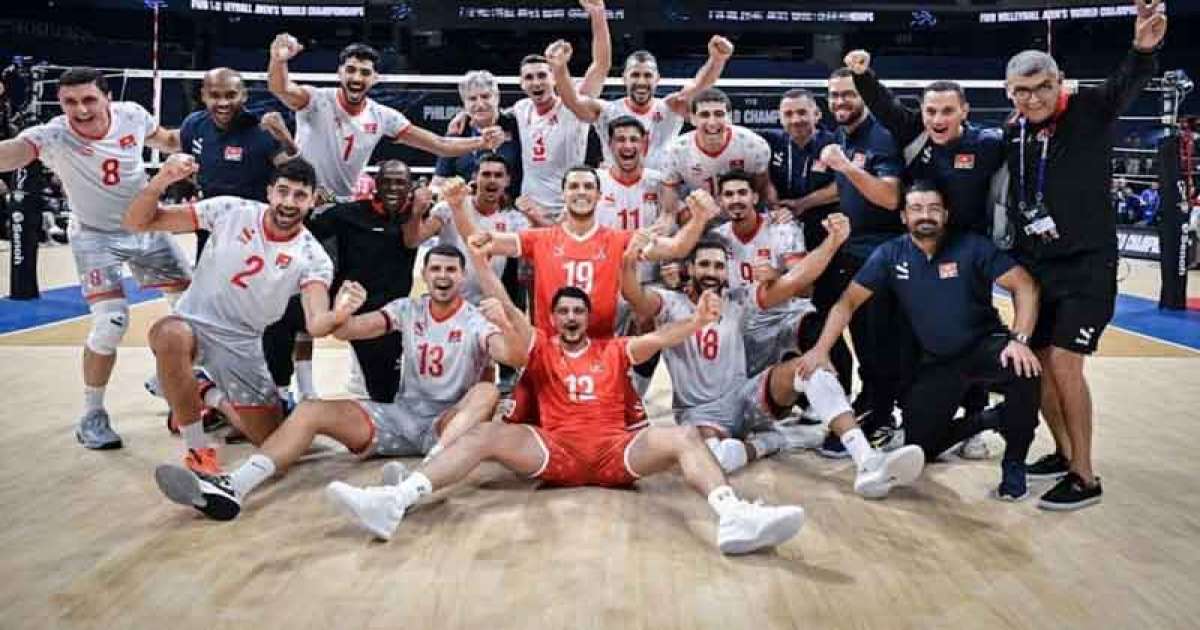 المنتخب الوطني لكرة الطائرة بطلا للعرب